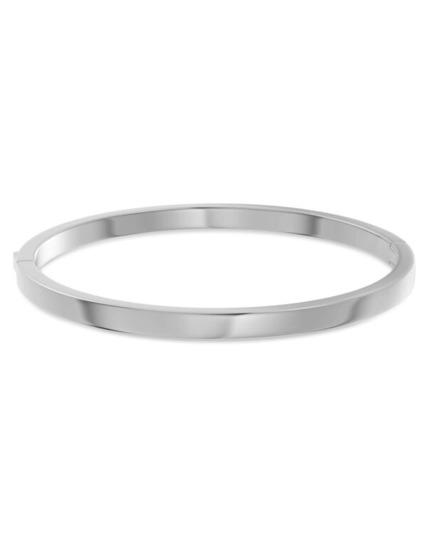 EDBLAD Silver Tone Minimal Βραχιόλι Bangle από Ανοξείδωτο Ατσάλι