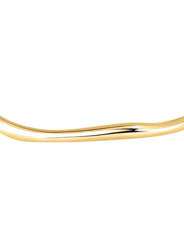 Trussardi Stainless Steel Bangle Bracelet σε Χρυσό Τόνο με T-Design