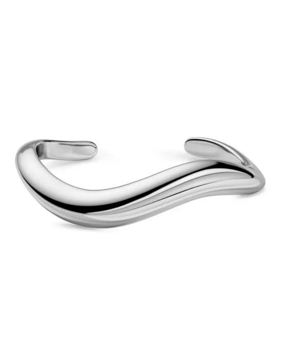 Βραχιόλι Ατσάλινο Azura Bangle Silver EDBLAD Sculptural Elegant