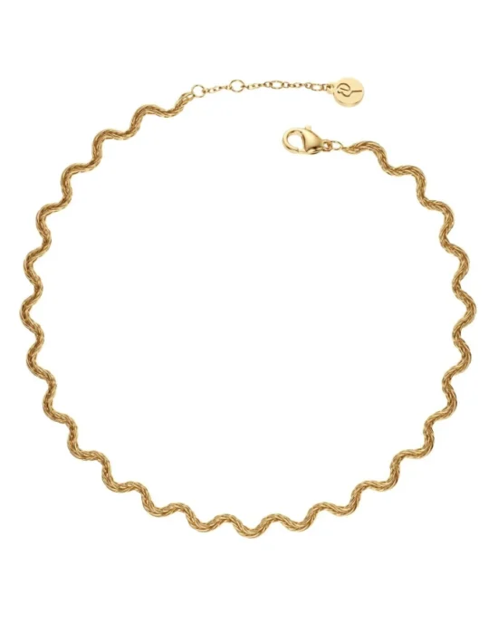 Βραχιόλι Ποδιού Ατσάλινο Mini Spiral Anklet Gold EDBLAD Minimal Layering