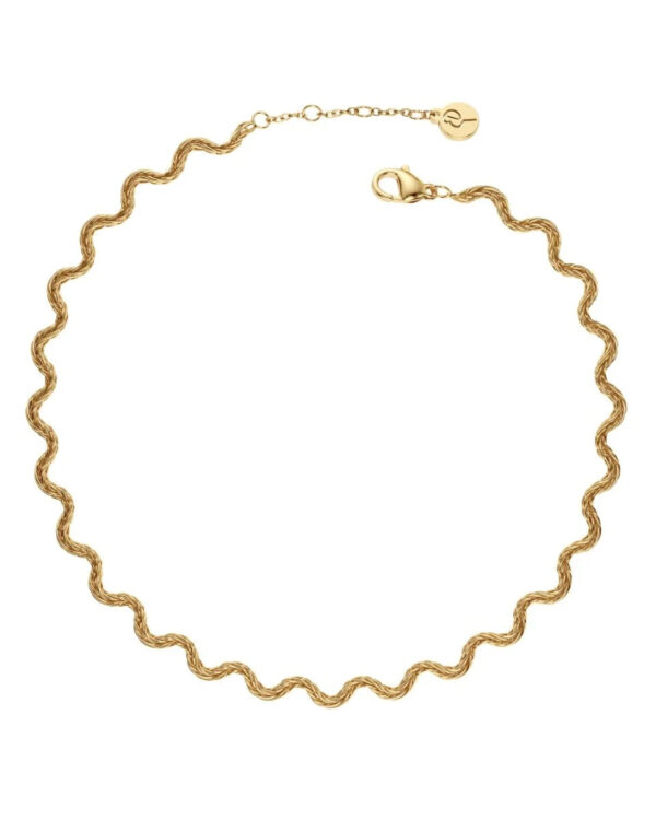 Βραχιόλι Ποδιού Ατσάλινο Mini Spiral Anklet Gold EDBLAD Minimal Layering