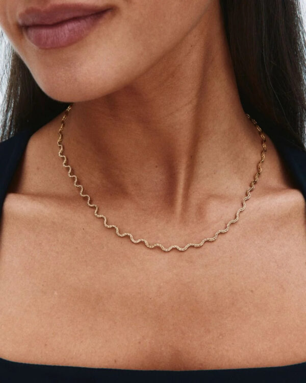 Κολιέ Ατσάλινο Mini Spiral Necklace Gold EDBLAD Minimal Layering