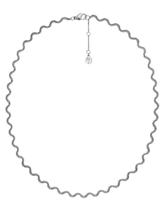 Κολιέ Ατσάλινο Mini Spiral Necklace Silver EDBLAD Minimal Layering
