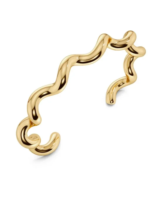 Βραχιόλι Ατσάλινο Spiral Bangle Gold EDBLAD Minimal Statement