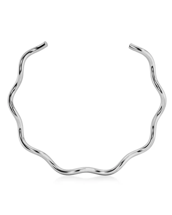 Κολιέ Ατσάλινο Spiral Collier Silver EDBLAD Minimal Statement