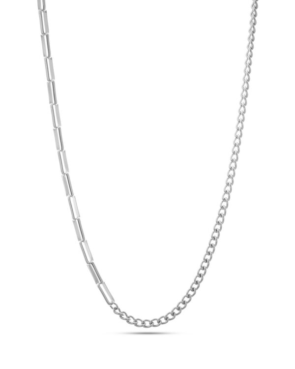 Ανδρικό Κολιέ Liu Jo Chain σε Silver Tone από Ανοξείδωτο Ατσάλι