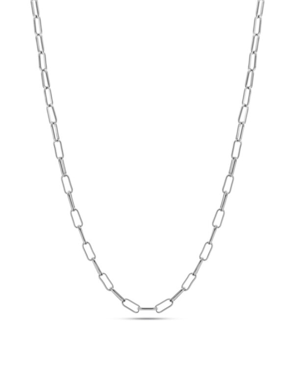 Ανδρικό Κολιέ Liu Jo Paperclip Chain σε Silver Tone από Ανοξείδωτο Ατσάλι