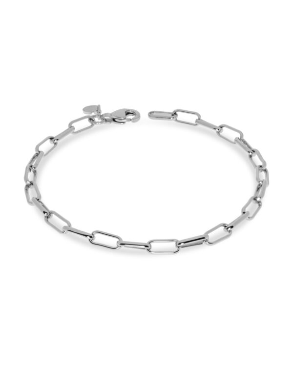 Ανδρικό Βραχιόλι Liu Jo Paperclip Chain σε Silver Tone από Ανοξείδωτο Ατσάλι