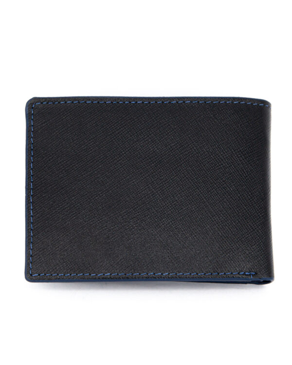 Ανδρικο Δερμάτινο Πορτοφόλι Mario Rossi 5940 S Black/navy