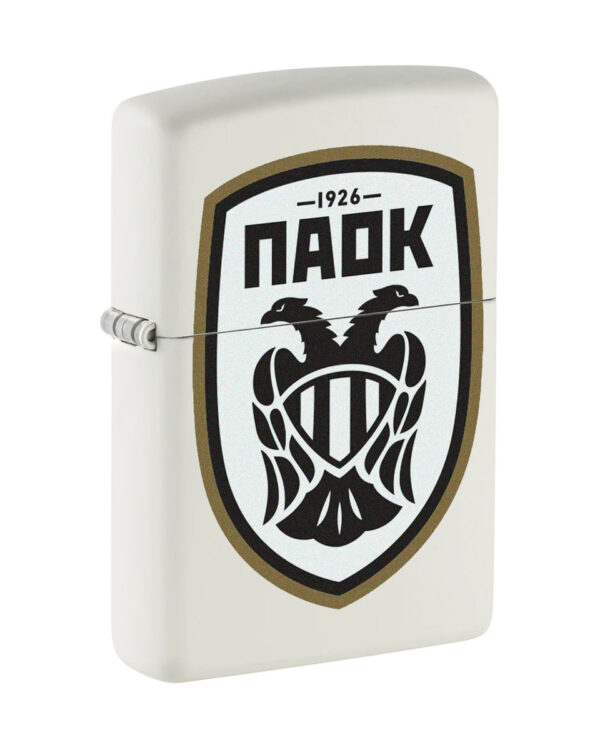 PAOK Black Logo W Zippo